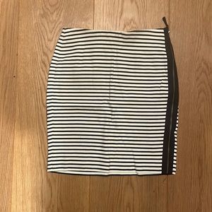Madewell xs striped skirt